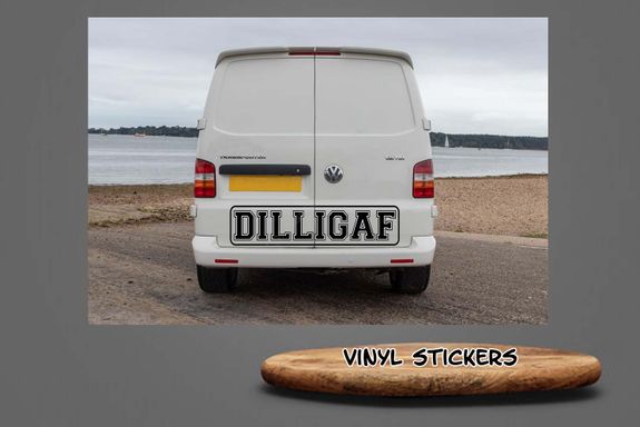 DILLIGAF Vinyl Sticker